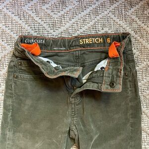 Crewcuts Kids Olive Green Pants (6)